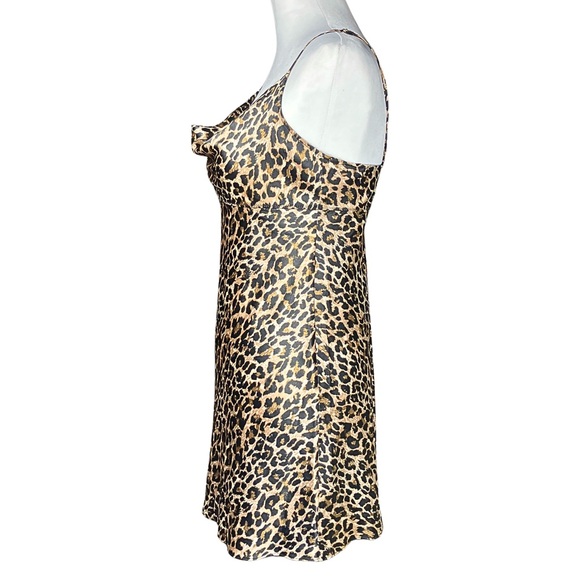 Victoria’s Secret Leopard Print Satin Slip Dress. Small. Trashy2K, Mob Wife, Y2K - Picture 3 of 8